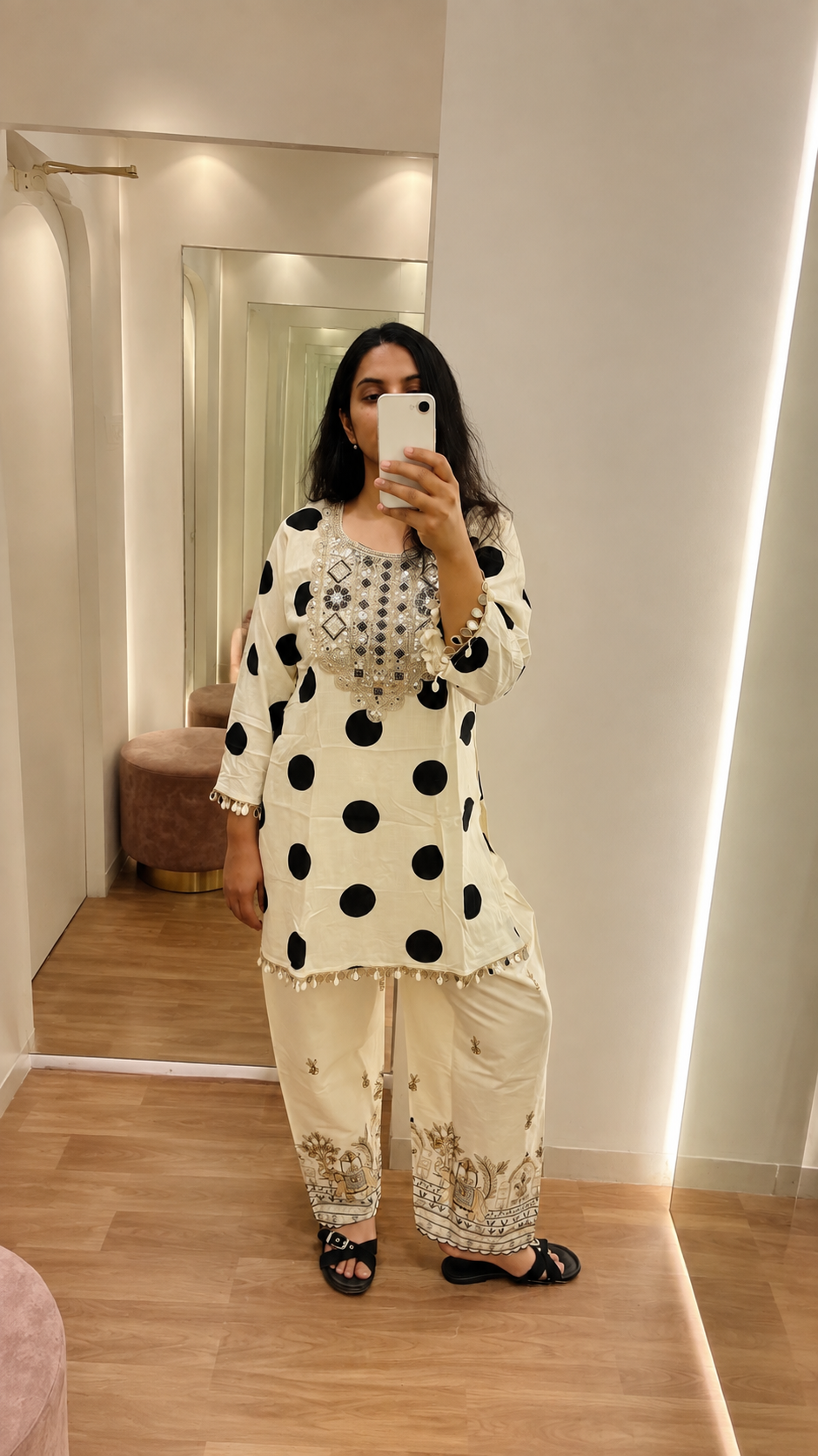 Polka Co-ord Set